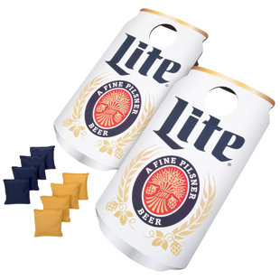 Miller Coors Miller Lite Manufactured Wood Cornhole Board Set