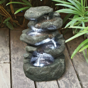 MILLWOOD PINES Anchor Falls Cascading Garden Fountain