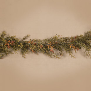 CWI GIFTS 84'' in. Faux Boxwood Garland