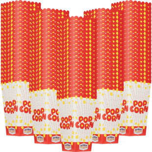 Great Northern Popcorn 46oz Paper Popcorn Boxes for Movie Nights and Party 50-Pack (Set of 50)