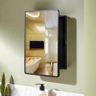 INDUSLYFE Anky Framed Medicine Cabinet Mirror