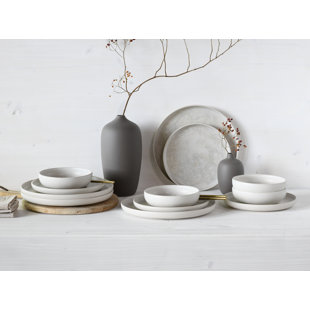CREATABLE Uno Athena 12 Piece Dinnerware Set, Service for 4