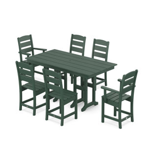 POLYWOOD® Lakeside 7-Piece Dining Set (Set of 7)