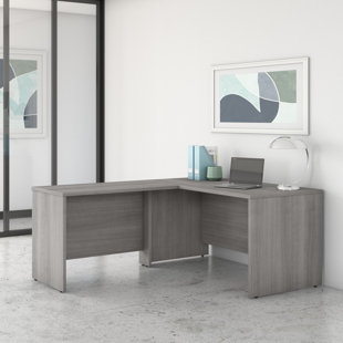 BUSH BUSINESS FURNITURE Studio C L Shaped Desk with Return