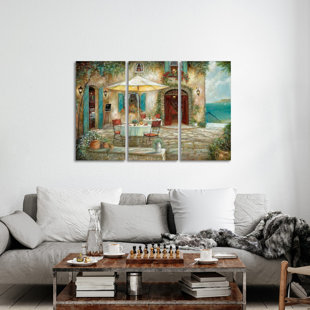 LARK MANOR Casa D'Amore von Ruane Manning - Giclée auf Leinwand ohne Rahmen