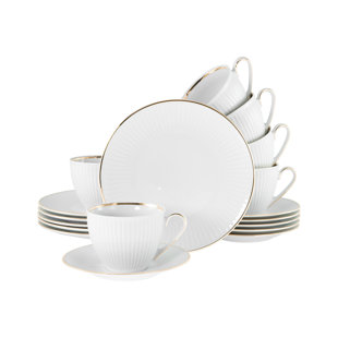 CREATABLE Valencia, 18-teiliges Geschirrset Für 6 Personen (Set besteht aus 6)