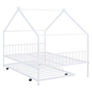 HOME SWEET DREAM JOY Metal Canopy Bed