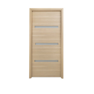 LEGNORI Modern Pre-Hung Italian Interior Glass Door Prefinished Urban Vetro
