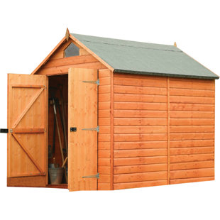 ROWLINSON 6.5 ft. W x 8 ft. D Wooden Storage Shed