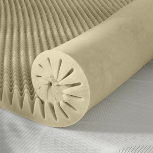 SLUMBER SOLUTIONS 3" Reversible Memory Foam Mattress Topper