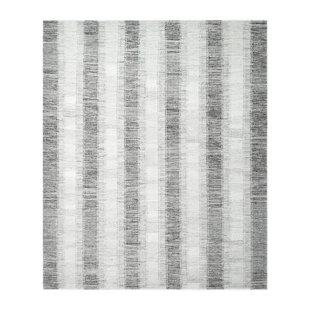 CANORA GREY Viceme Hand Knotted Tencel Geometric Rug