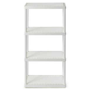 GRACIOUS LIVING STORAGE 12'' W Plastic Shelving Unit