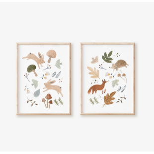 NEMO AND HER Woodland Art Print Set - Unframed Prints