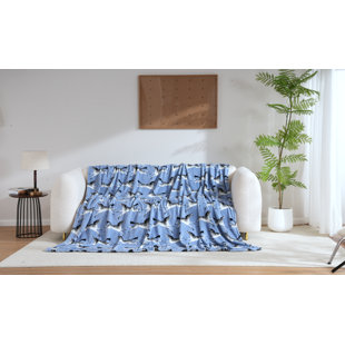 SONG BEDDING Bedding Blanket, 350GSM Garden Reversible Throw Blanket - Milkyplush