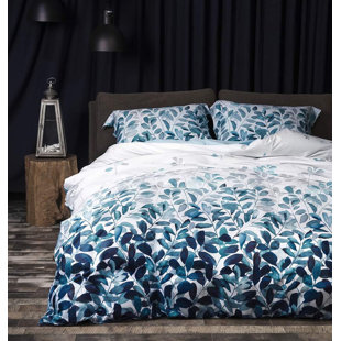 SELUZA Sateen Floral Duvet Cover Set