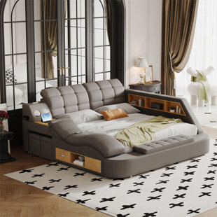 WESTCO FURNITURE Upholstered Sleigh Bed