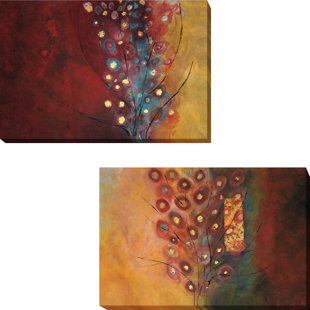 ARTISTIC HOME GALLERY Silent Life Of Trees I & II On Canvas 2 Pieces by Natalia Russell Print
