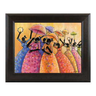 AFRICAN AMERICAN EXPRESSIONS Praise Framed Painting Print
