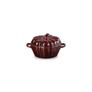 Le Creuset Stoneware Pumpkin Mini Cocotte, 12 Oz. (Set of 6)