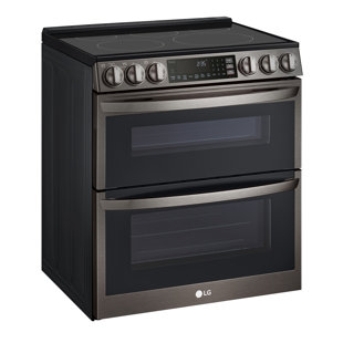 LG 7.3 Cu. Ft. Smart Wi-Fi Enabled Electric Double Oven Slide-In Range With Probake® Convection And Instaview®