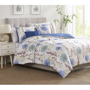 RT DESIGNER'S COLLECTION Danika Floral Microfiber Comforter Set