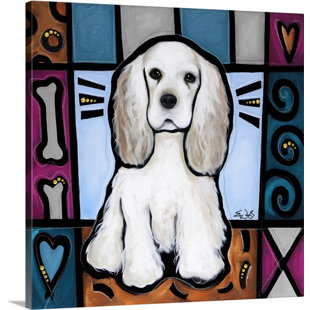 ISABELLE & MAX™ Evadne " Cocker Spaniel Pop Art " by Eric Waugh