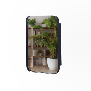 SISCAR LANDS 15.7'' W 23.6'' H Medicine Cabinet Mirror