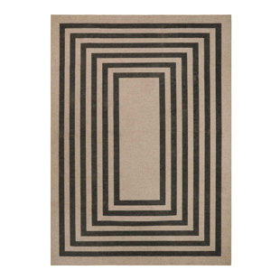 SHENZHEN LINGANG TECHNOLOGY CO., LTD Rectangle Geometric Frame Area Rugs