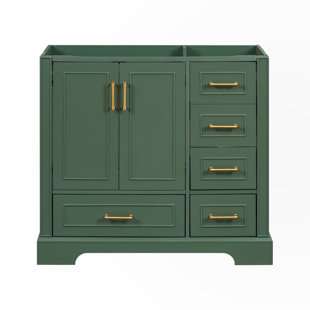 SISCAR LANDS 36" Traditional Bathroom Vanity Without Sink