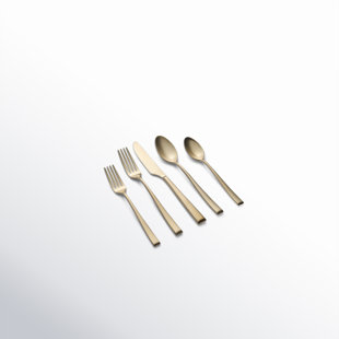 CAMBRIDGE SILVERSMITHS Cambridge Marlise Mirror 20-Piece Flatware Set