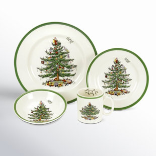 Spode Christmas Tree 4-Pc P/S