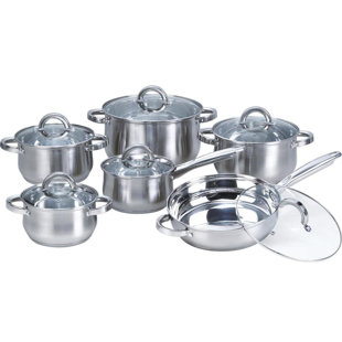 HEIM CONCEPT 12 - Piece Stainless Steel Cookware Set