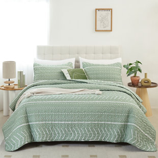 SHANGHAI DANGQIN TRADING CO., LTD Quilted Geometric Shapes Quilt Set