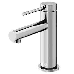 VIGO Jewel 6 in. H Single-Hole Single Handle Bathroom Faucet