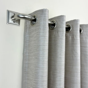 SYMPLE STUFF Aben Adjustable Single Curtain Rod