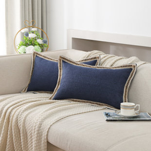 HOMECHOICE INTERNATIONAL GROUP Color Reversible Pillow Cover (Set of 2)