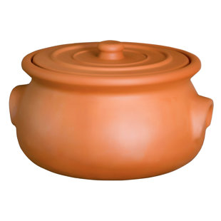 HAKAN Handmade Suphan Clay Pot with Lid
