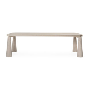 CLASSIC HOME Atrop 102" Oak Wood Dining Table