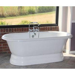 RESTORIA BATHTUB COMPANY Majesty 66'' x 30'' Freestanding Soaking Bathtub
