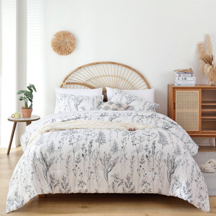 SHANGHAI DANGQIN TRADING CO., LTD Superfiber Grass Print 3-piece Comforter Set