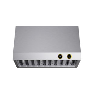 KUCHT 30 in. 900 CFM Ducted Under Cabinet Range Hood in Stainless Steel with Gold Accents and Digital Controls