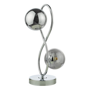 FAIRMONT PARK Lysandra 2 Light Table Lamp Polished Glass