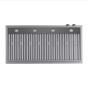 KUCHT 48 in. 1200 CFM Ducted Under Cabinet Range Hood in Stainless Steel with Digital Controls