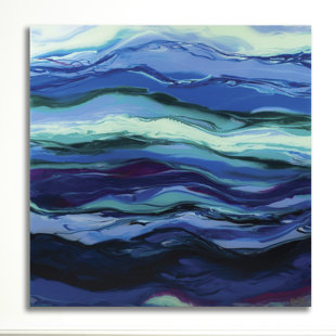 JAXSON REA Twilight Rhythm On Canvas by Barbara Biolotta Painting