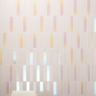 ENCORE SURFACES Spectre Glow Mix 2" x 10" Subway Wall Tile