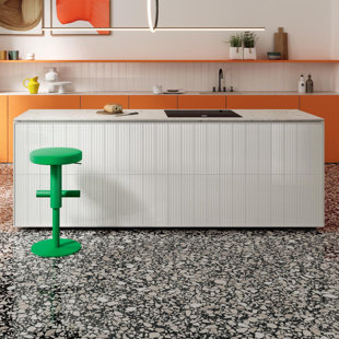 ENCORE SURFACES Superclassica Pli 4" x 16" 3D Fluted Italian Wall Tile