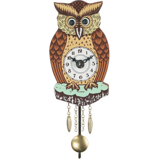 LOON PEAK® Boutelle Wood Wall Clock