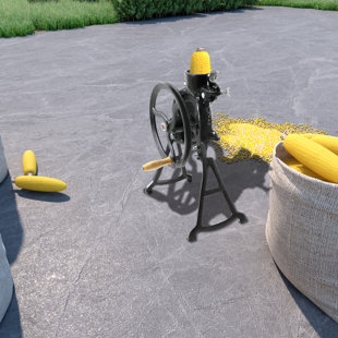 DOMINTY Hand Crank Corn Sheller Heavy Duty Manual Corn Thresher Quickly Peel Corn