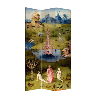 TRINX Mountview 47.25'' W x 84'' H 3 - Panel Folding Room Divider