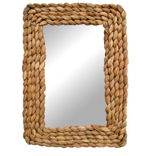 BLOOMSBURY MARKET Hopkins Rush Rectangle Wall Mirror